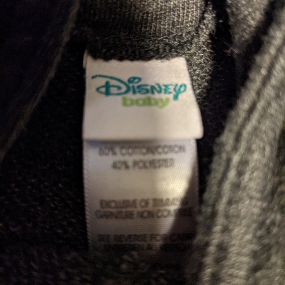 Disney Mickey Mouse charcoal/black overalls - Picture 4 of 5